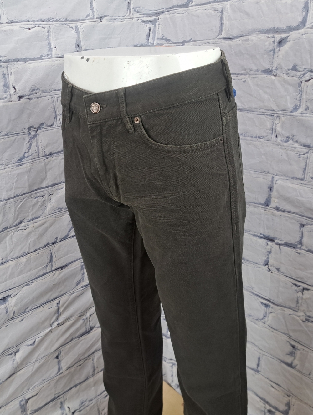 NWT Hugo Boss Orange24 Barcelona Duck Slim Straight Jeans Brown 34x34 - Picture 3 of 15